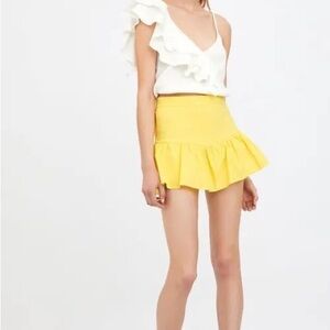 Zara Yellow Skort